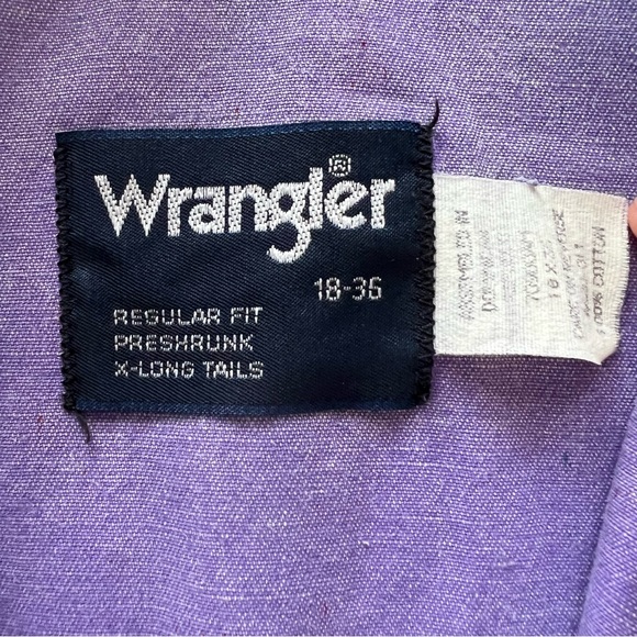 VTG Wrangler Men’s 18-36 Brushpopper 90s Striped Western Cowboy Rodeo Shirt. XXL - Picture 2 of 11